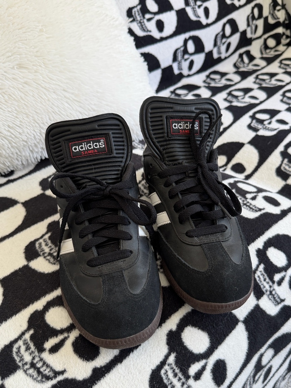adidas Black White Samba-Inspired Women's Sneakers